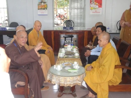 Ninh Thuận: Đoàn Phật giáo Đài Loan thăm BTS PG tỉnh ảnh 1 PG nt 2.jpg