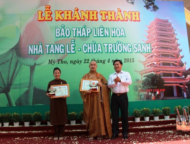 Chùa Trường Sanh khánh thành Bảo tháp Liên Hoa ảnh 5 3lh.jpg