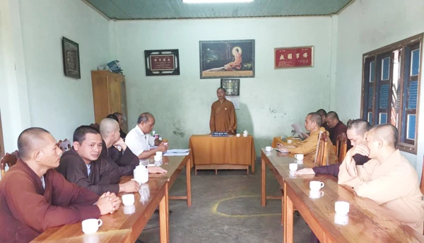 Đắk Nông: BTS triển khai công tác Phật đản, An cư ảnh 1 hop05.jpg