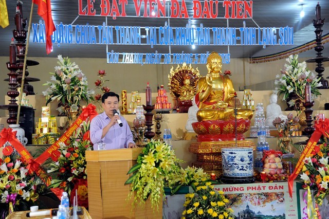 Đặt đá xây dựng ngôi chùa nơi cửa khẩu Tân Thanh ảnh 3 a ls 8.jpg