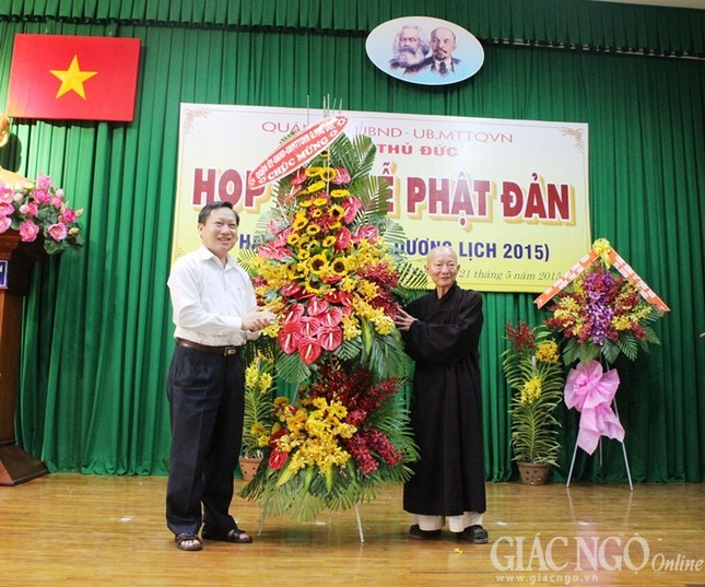 Họp mặt chúc mừng Phật đản tại Q.Thủ Đức ảnh 1 6td.jpg