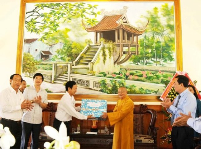 Quảng Nam: Lãnh đạo tỉnh gặp mặt chức sắc Phật giáo ảnh 3 DSC_7770.jpg