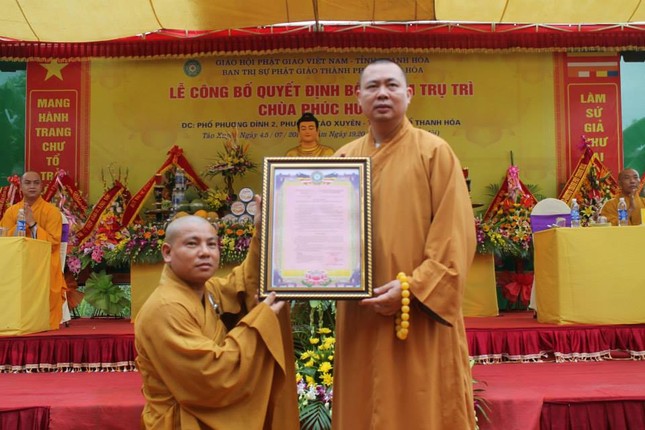 Thanh Hóa: Bổ nhiệm trụ trì chùa Phúc Hưng ảnh 1 1 thanh hoa 1.jpg