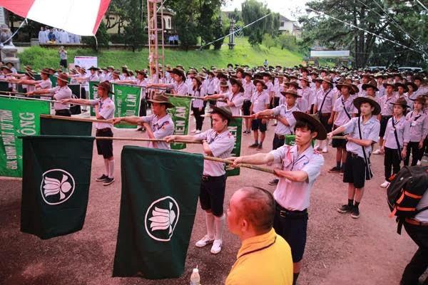 Lâm Đồng: Khai mạc trại họp bạn 5 tỉnh Tây Nguyên ảnh 3 kon tum.jpg