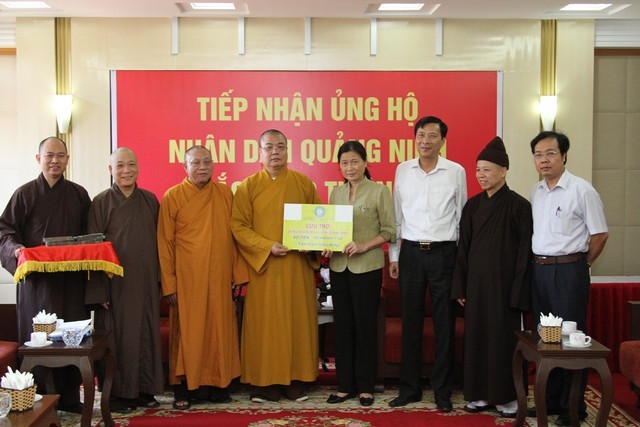 GHPGVN trao 500 triệu đồng cứu trợ tại Quảng Ninh ảnh 1 qninh 2.jpg