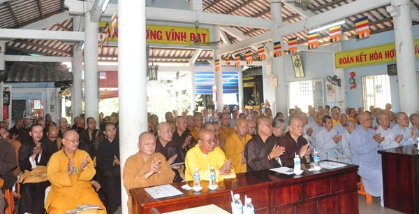 Đồng Tháp: Khai giảng khóa bồi dưỡng trụ trì ảnh 3 ghpgvntdtkmkbdtt12.jpg