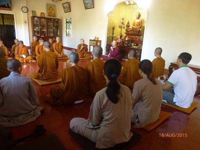 Ni sư Chủ tịch Sakyadhita thăm các chùa ở VN ảnh 3 TAI THIEN VIEN VIEN KHONG.jpg