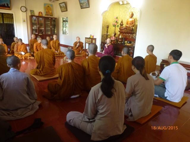 Ni sư Chủ tịch Sakyadhita thăm các chùa ở VN ảnh 3 TAI THIEN VIEN VIEN KHONG.jpg