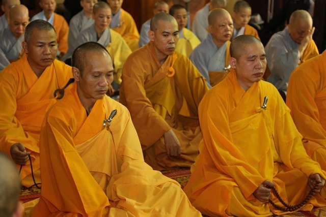 Hà Nội: Hạ trường chùa Quán Sứ làm lễ Tự tứ ảnh 4 cvan 3.jpg