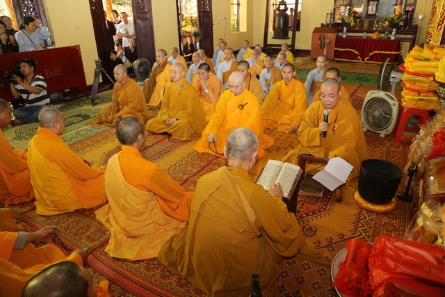 Hà Nội: Hạ trường chùa Quán Sứ làm lễ Tự tứ ảnh 3 cvan 4.jpg