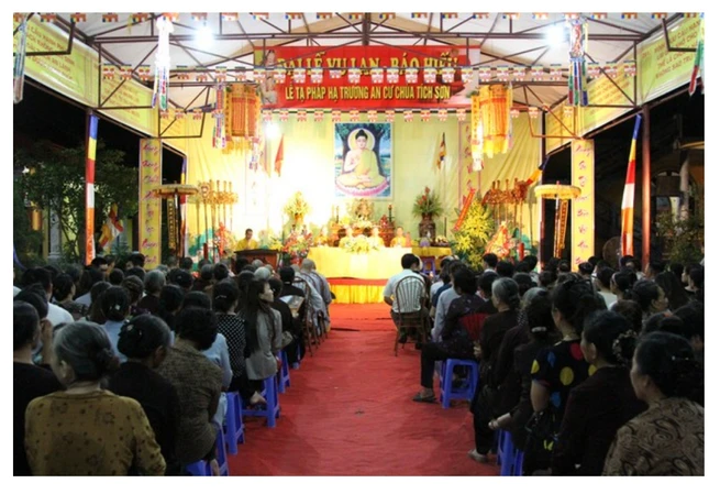 Vĩnh Yên: Chùa Tích Sơn tổ chức lễ Vu lan - Báo hiếu ảnh 1 vinhyen2.png