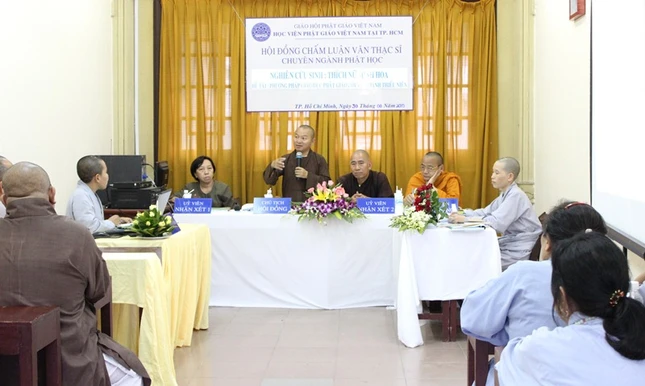 Học viện PGVN tại TP.HCM tổ chức bảo vệ luận văn thạc sĩ ảnh 2 2mh.jpg