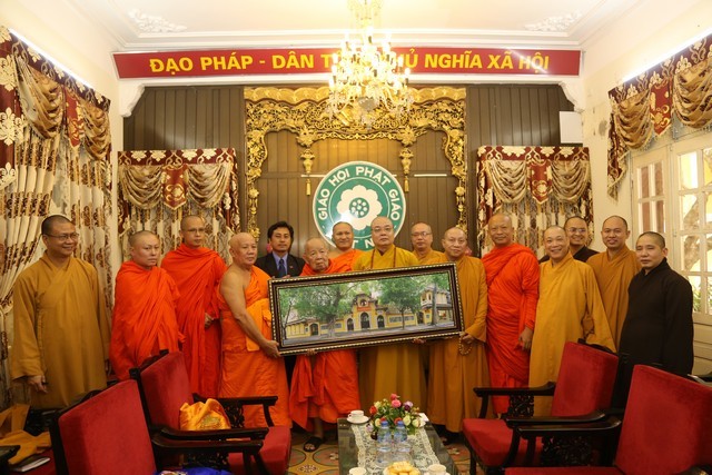 Đoàn Phật giáo Lào làm việc với T.Ư GHPGVN ảnh 4 lao 4.jpg