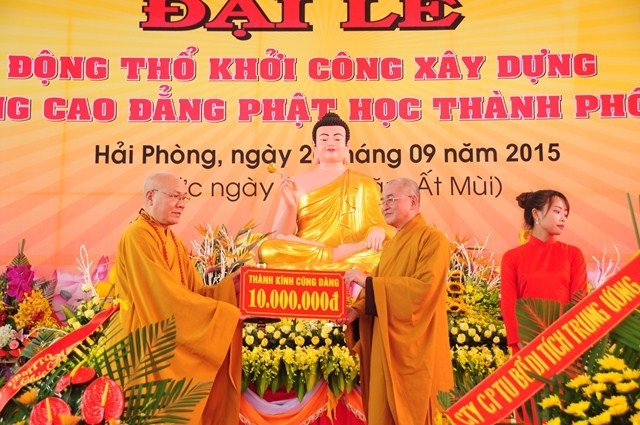 Hải Phòng: Xây dựng trường Trung-Cao đẳng Phật học ảnh 7 haiphong 7.jpg