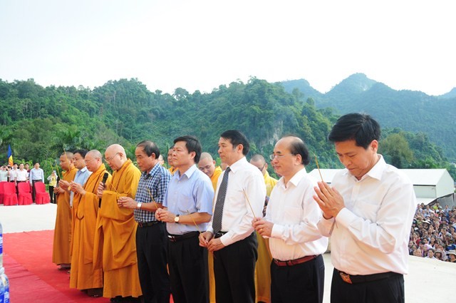 Lạng Sơn: Chùa Tân Thanh an vị long cốt, đúc chuông ảnh 1 tan thanh 1.jpg
