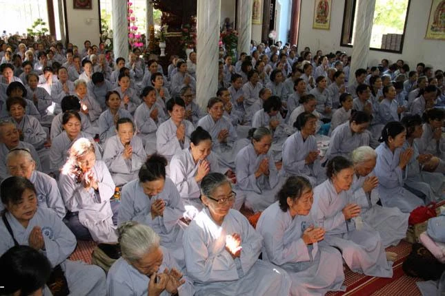 Đà Nẵng: 1.500 Phật tử tu "Một ngày an lạc" ảnh 2 ngay an lac 1.jpg