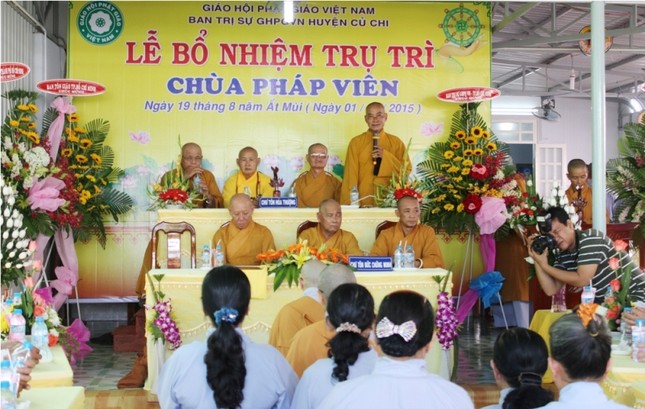 TP.HCM: Bổ nhiệm trụ trì chùa Pháp Viên (Củ Chi) ảnh 4 9pv.jpg