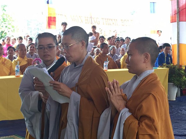 Đắk Nông: Bổ nhiệm trụ trì chùa Thiện Đạo ảnh 3 bonhiemglong13.jpg