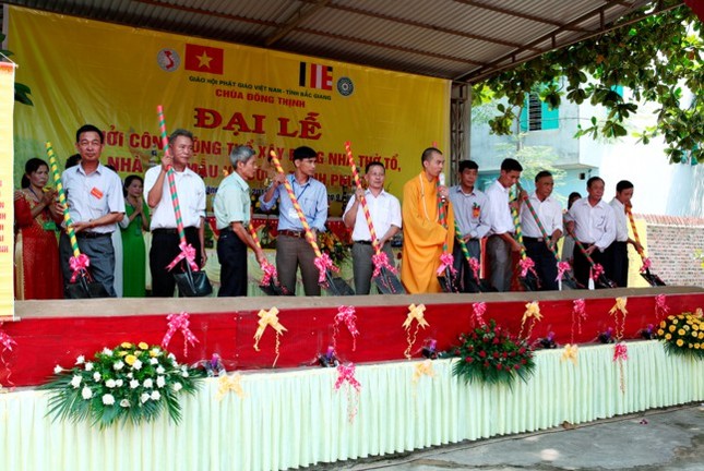 Bắc Giang: Chùa Đông Thịnh làm lễ động thổ xây dựng ảnh 2 bgiang 1.jpg