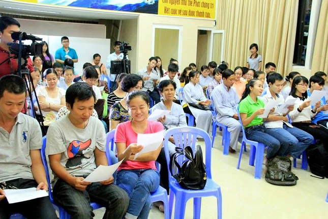 Phật tử dự tọa đàm "Hạnh phúc chân thật" ảnh 2 thienmy 1.jpg
