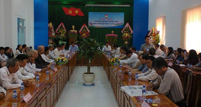 Đồng Tháp: Họp mặt kỷ niệm 85 năm MTTQVN ảnh 1 dongthap.jpg