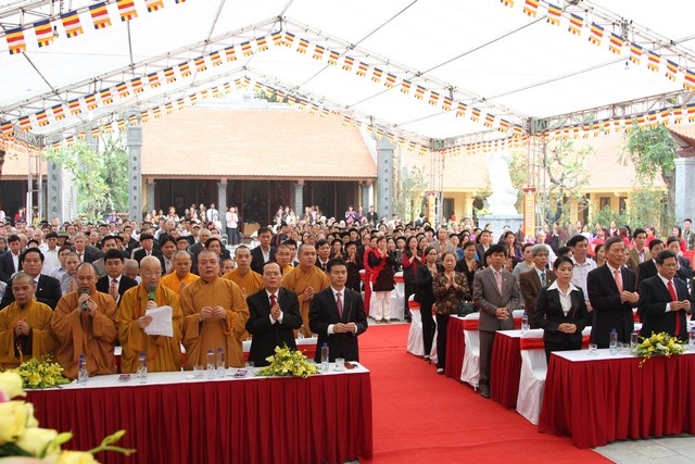 Vĩnh Phúc: Khánh thành chùa Nhật Chiêu (giai đoạn 1) ảnh 2 a chua 3.jpg