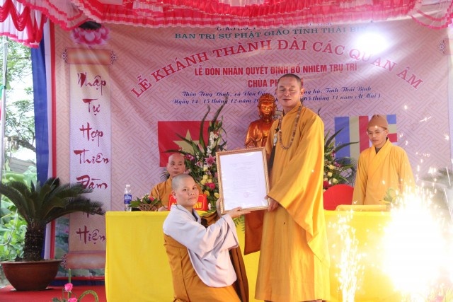 Thái Bình: Lễ bổ nhiệm trụ trì chùa Phúc Am ảnh 2 IMG_1121.jpg