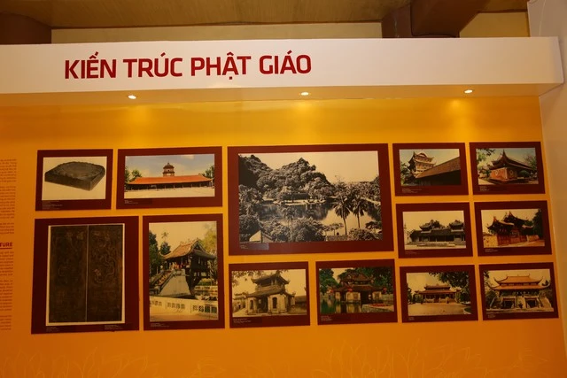 Khai mạc triển lãm “Đặc trưng văn hóa Phật giáo VN” ảnh 4 a trien lam 5.jpg