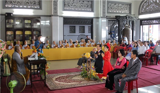 TP.HCM: Lễ hằng thuận tại chùa Kim Sơn ảnh 1 4ht.jpg