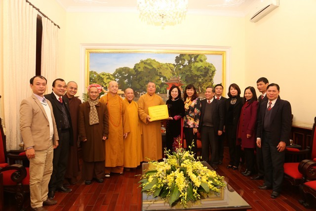 Hà Nội: GHPGVN chúc Tết các ban ngành ảnh 2 a hnoi 2.jpg