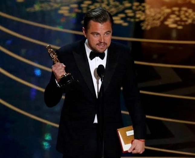 Leonardo DiCaprio phát biểu khi nhận giải Nam diễn viên chính xuất sắc tại Oscar 2016. Từ Leo DiCaprio nghĩ về miền Tây