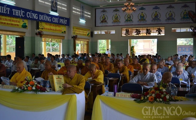 Đại hội đại biểu Phật giáo TP.Mỹ Tho lần IX ảnh 7 anh 8.JPG