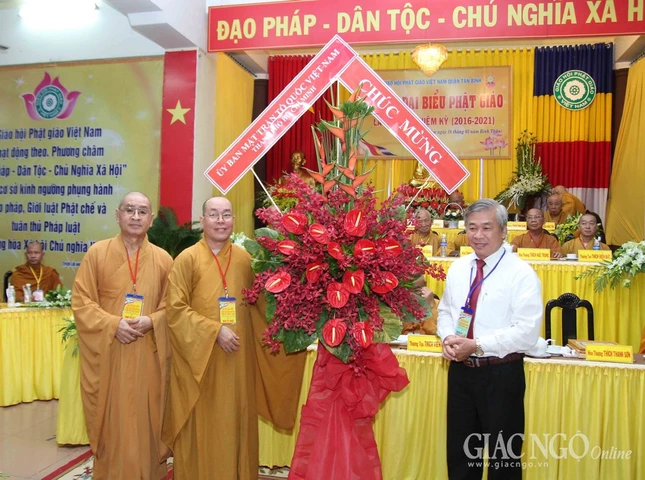 TP.HCM: Đại hội Phật giáo Q.Tân Bình nhiệm kỳ IX ảnh 16 24tb.jpg