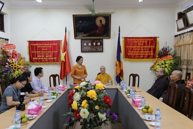 Nhiều phái đoàn chúc mừng Phật đản BTS PG Hà Nội ảnh 5 1 hnoi 1.jpg