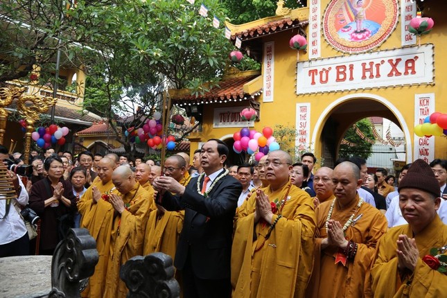 T.Ư Giáo hội trang nghiêm tổ chức Đại lễ Phật đản ảnh 2 1 hnoi 2.jpg