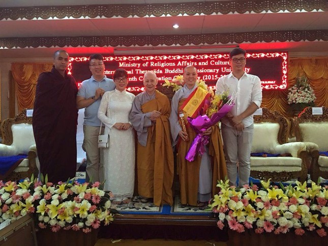 Một tu sĩ VN nhận bằng Tiến sĩ tại Myanmar ảnh 3 a mdien 3.jpg