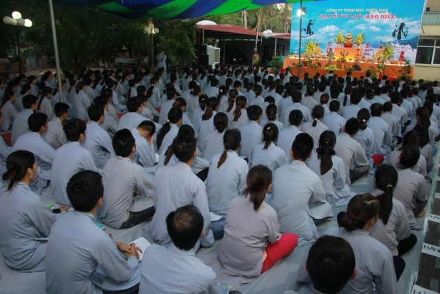 Hải Phòng: Một công ty thỉnh chư Tăng tổ chức lễ Vu lan ảnh 1 IMG_0935.jpg