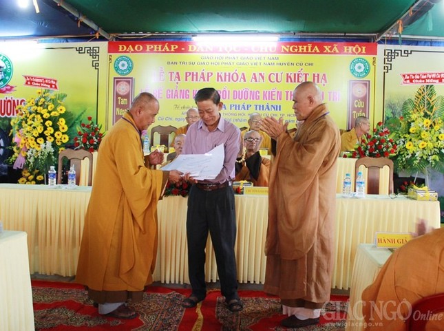 TP.HCM: Phật giáo huyện Củ Chi tạ pháp an cư ảnh 6 8cc.jpg