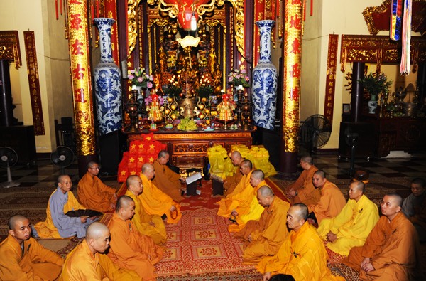 Hà Nội: Trường hạ Quán Sứ làm lễ Tự tứ ảnh 6 quansu 4.jpg