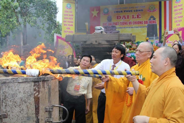 Hà Nội: Chùa Phúc Long đúc tượng Phật và chuông đồng ảnh 3 chuonggialam00002.jpg