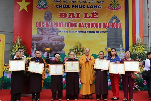 Hà Nội: Chùa Phúc Long đúc tượng Phật và chuông đồng ảnh 1 chuonggialam00036.jpg