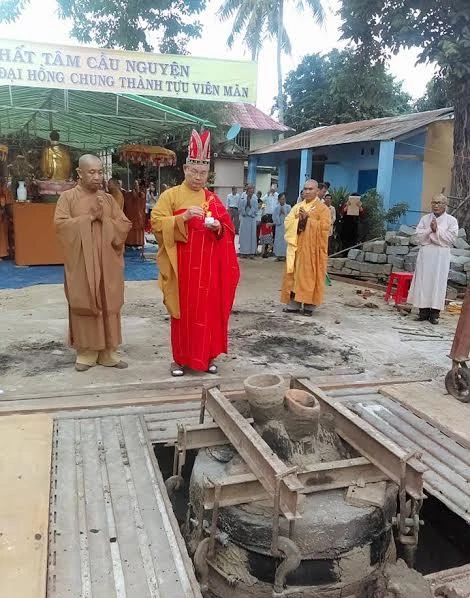 Khánh Hòa: Chùa Hòa Thành đúc đại hồng chung ảnh 1 a ducchuong.jpg