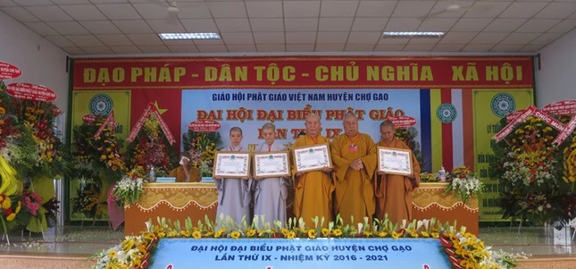 Tiền Giang: Phật giáo huyện Chợ Gạo đại hội lần IX ảnh 3 h1.jpg