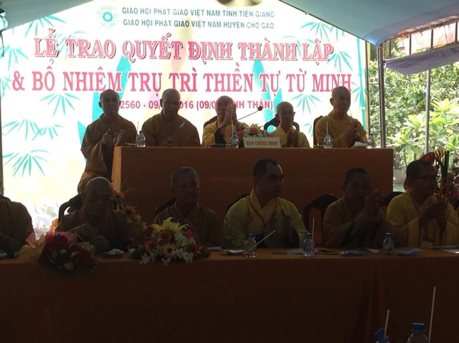 Tiền Giang: PG Chợ Gạo có thêm một ngôi chùa ảnh 1 1 chogao 4.jpg