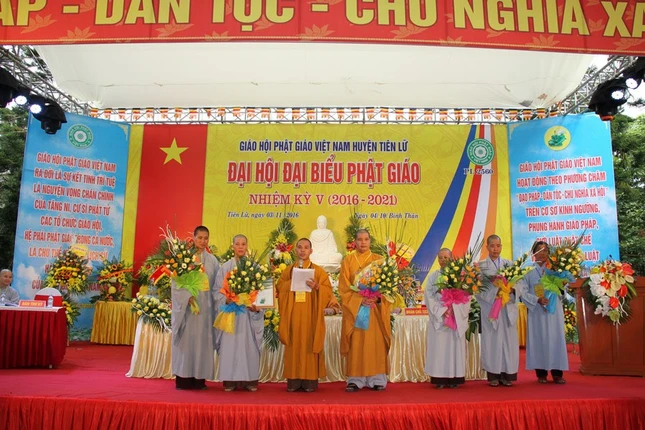Hưng Yên: Đại hội Phật giáo huyện Tiên Lữ lần V ảnh 3 a hung yen 1.jpg