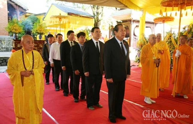 Chính phủ viếng tang HT.Thích Chơn Thiện ảnh 1 10.jpg