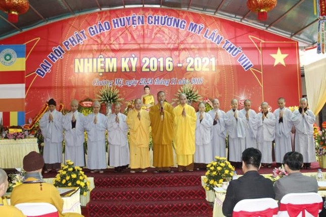 Hà Nội: Đại hội Phật giáo huyện Chương Mỹ lần VIII ảnh 4 a hnoi 5.jpg