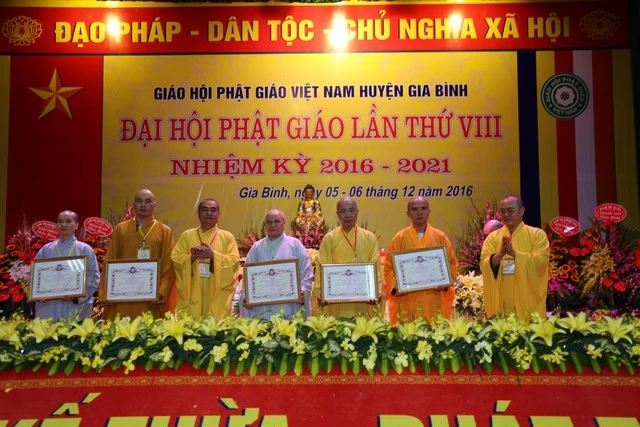 Bắc Ninh: Phật giáo huyện Gia Bình đại hội lần VIII ảnh 3 a bninh 1.jpg
