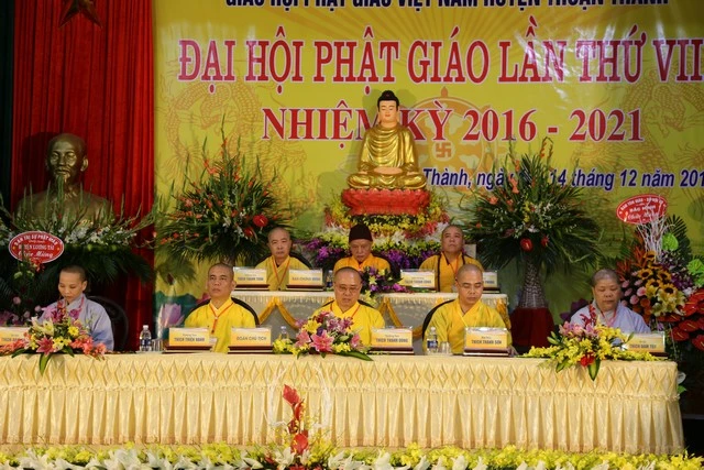 Bắc Ninh: Phật giáo huyện Thuận Thành đại hội lần VIII ảnh 1 a bn 2.jpg