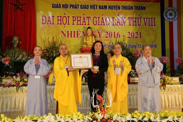Bắc Ninh: Phật giáo huyện Thuận Thành đại hội lần VIII ảnh 3 a bn 4.jpg